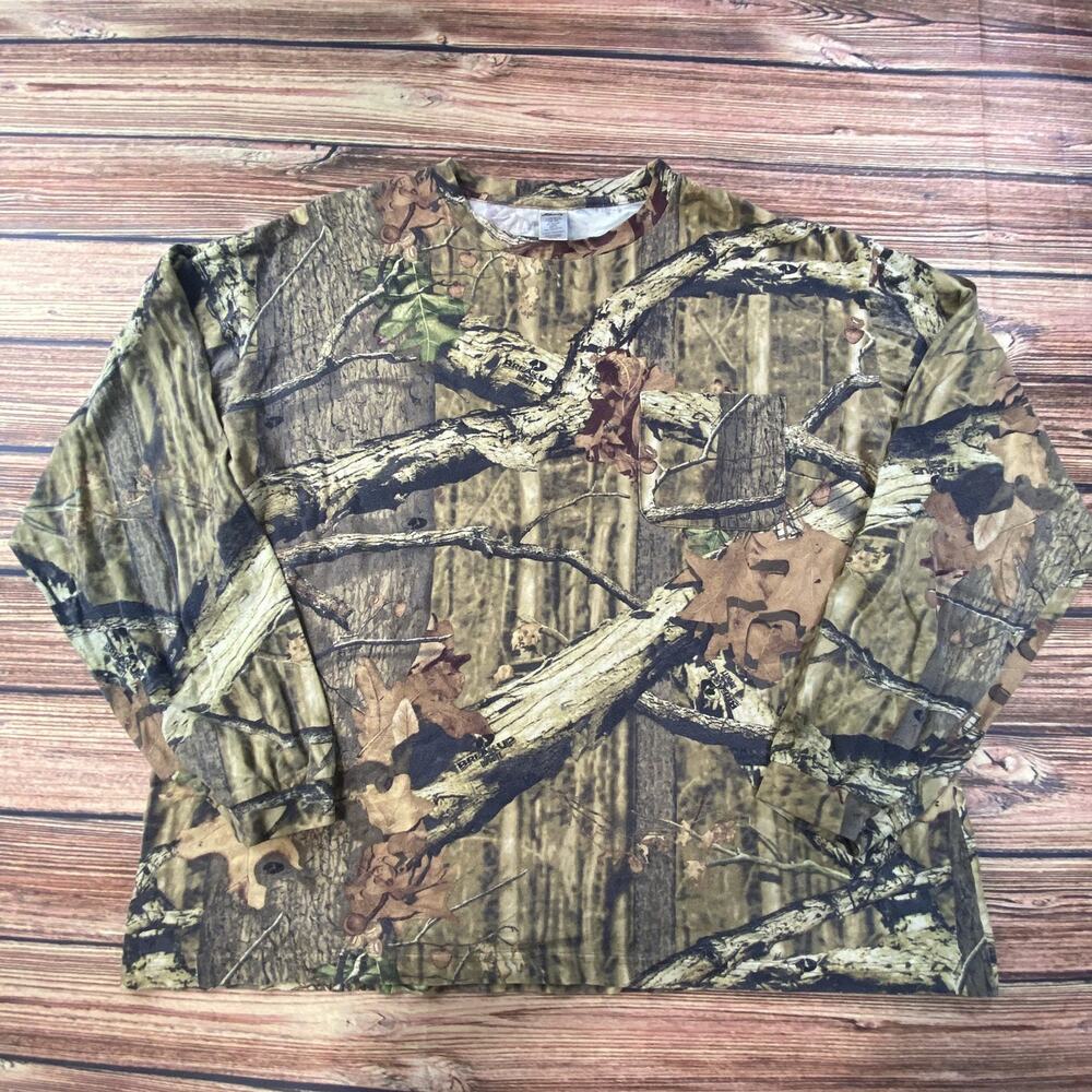 Liberty Real Tree Camo T Shirt Mens XL Hunting Camouflage Long Sleeve